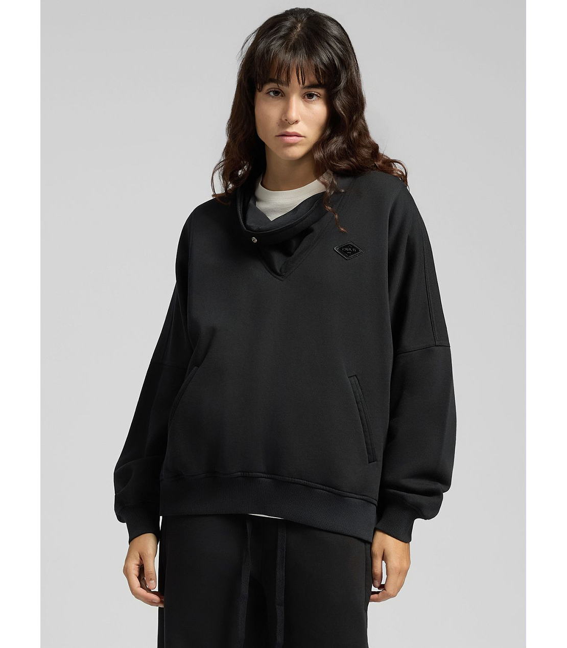 ハイラップネック スウェットシャツ